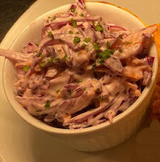 Home-made coleslaw